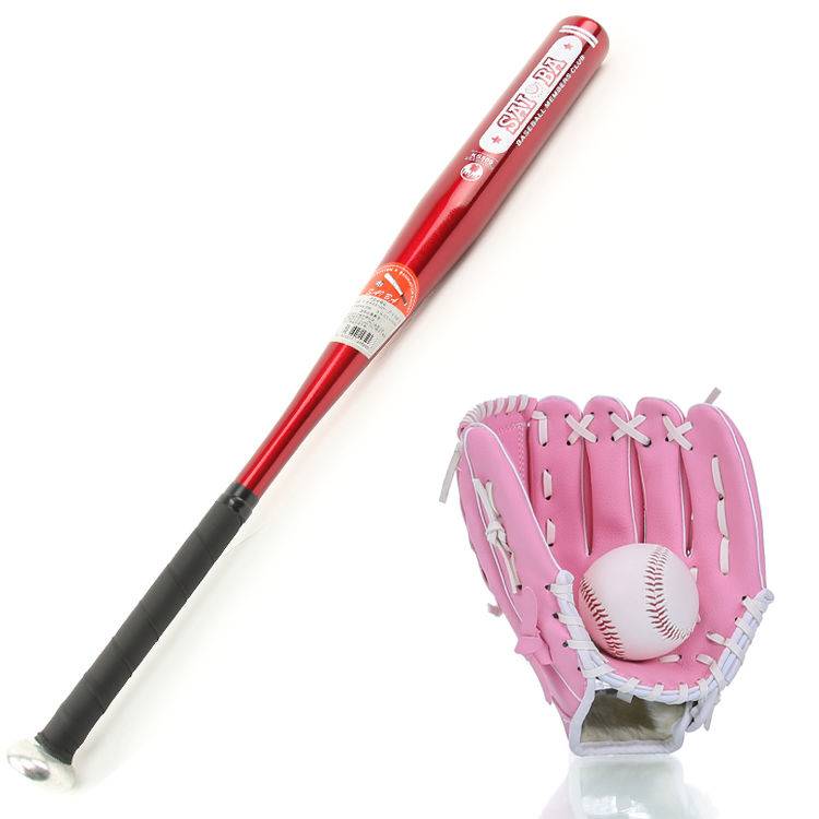 Adult red ball+pink glove