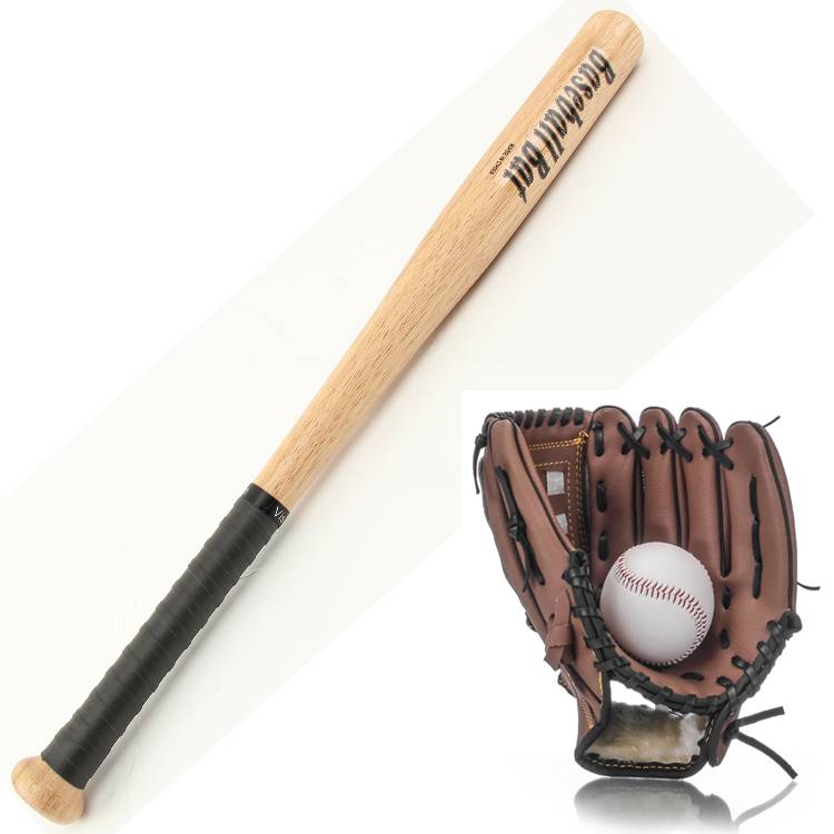 Adult oak ball+brown gloves