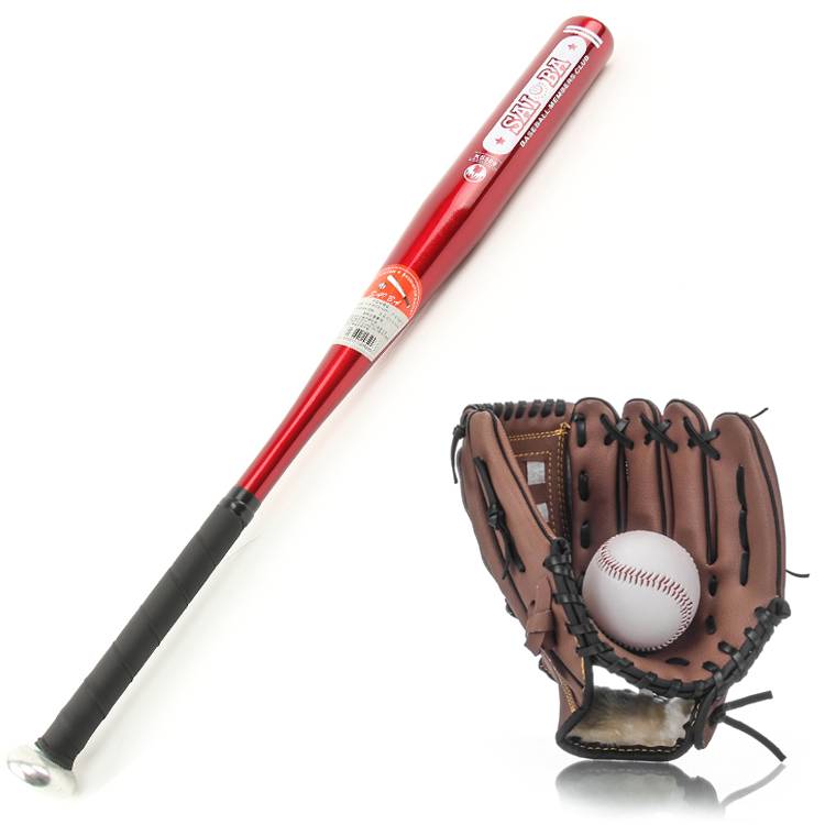 Adult red ball+brown gloves