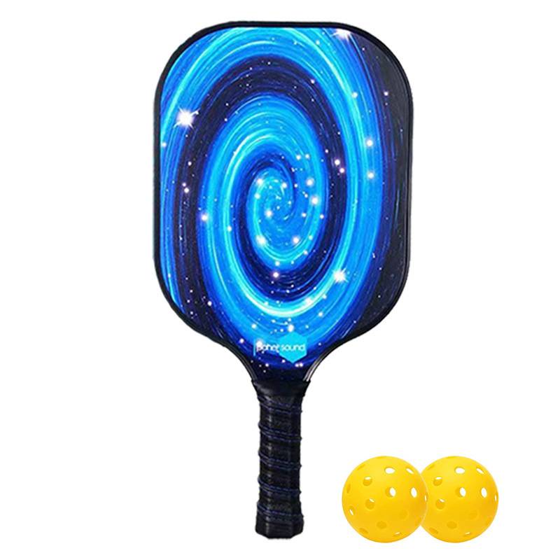 Amazon explosion Pek ball racket factory custom carbon fiber glass Pocket racket Pickleball set