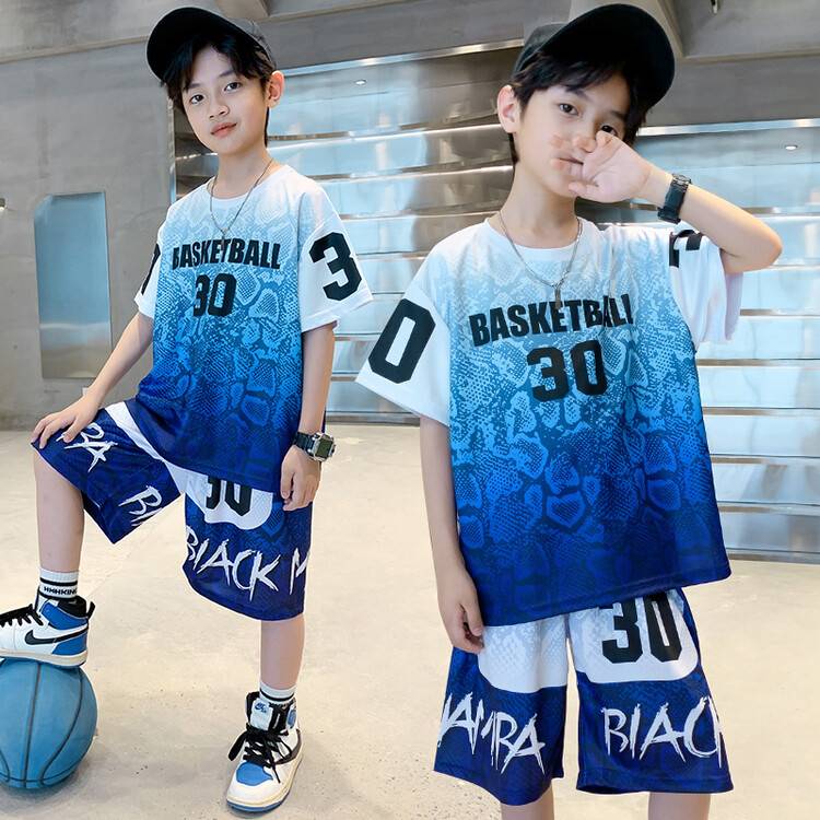 Peak Official Genuine Boats Basketball Uniform Sports Speed dry set Summer Children's Zhongda Children No. 30 Libli Jersey