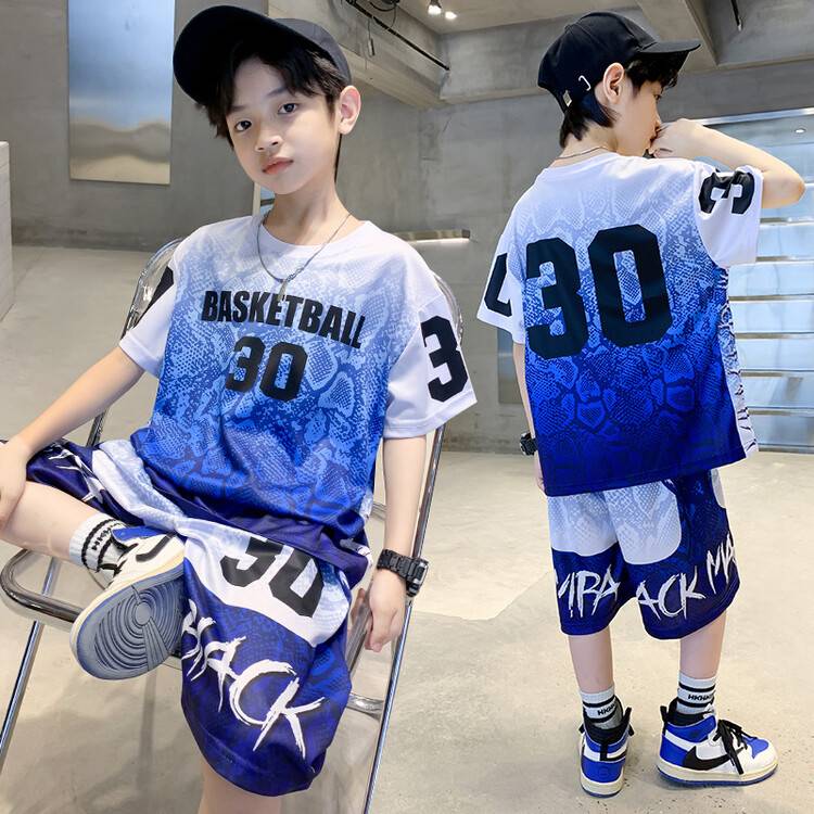 Peak Official Genuine Boats Basketball Uniform Sports Speed dry set Summer Children's Zhongda Children No. 30 Libli Jersey