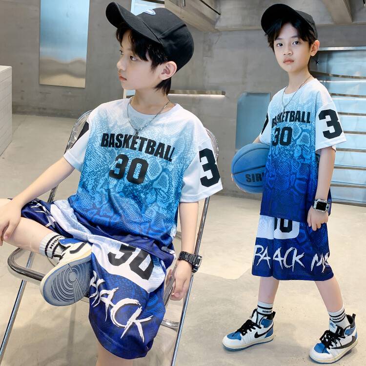 Peak Official Genuine Boats Basketball Uniform Sports Speed dry set Summer Children's Zhongda Children No. 30 Libli Jersey