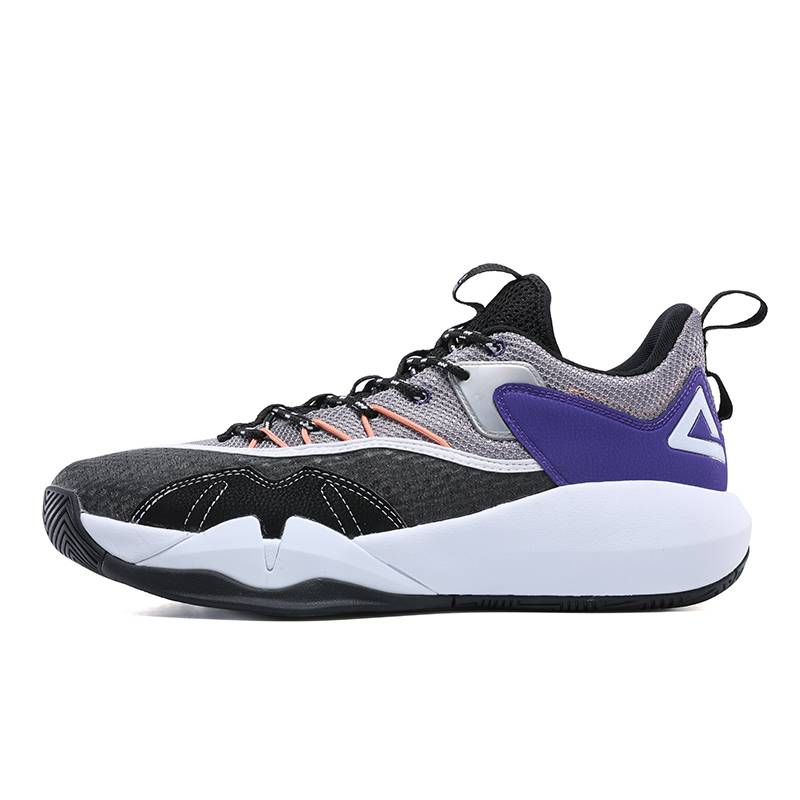 Peak men's shoes spring and autumn basketball shoes competition sports shoes men's non -slip and wear -resistant speed learning lightweight raw combat shoes