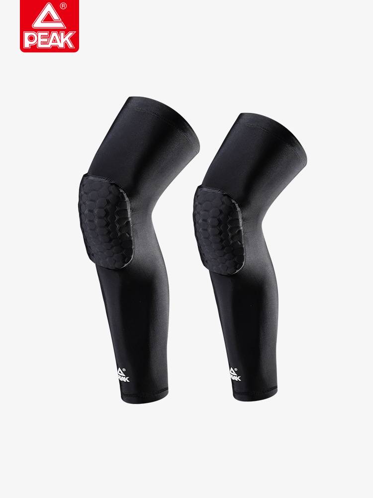 Pocketer honeycomb anti -collision knee -knee professional running training basketball protective equipment equipment in summer lengthened protective legs