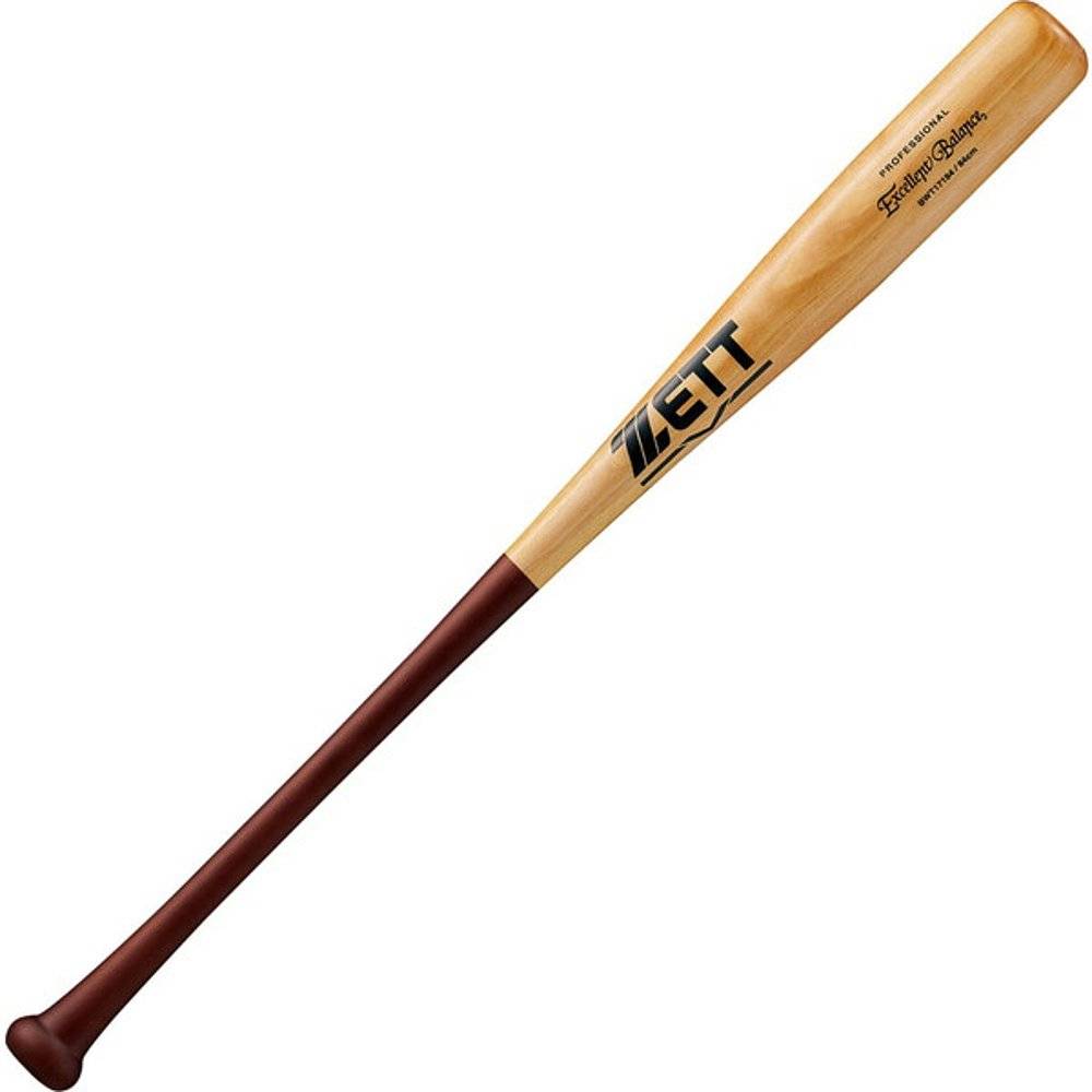 Japan Direct Mail Zett Baseball Hardwood Baseball Excellence Balance 84 cm Baseball Base BWT17184-37