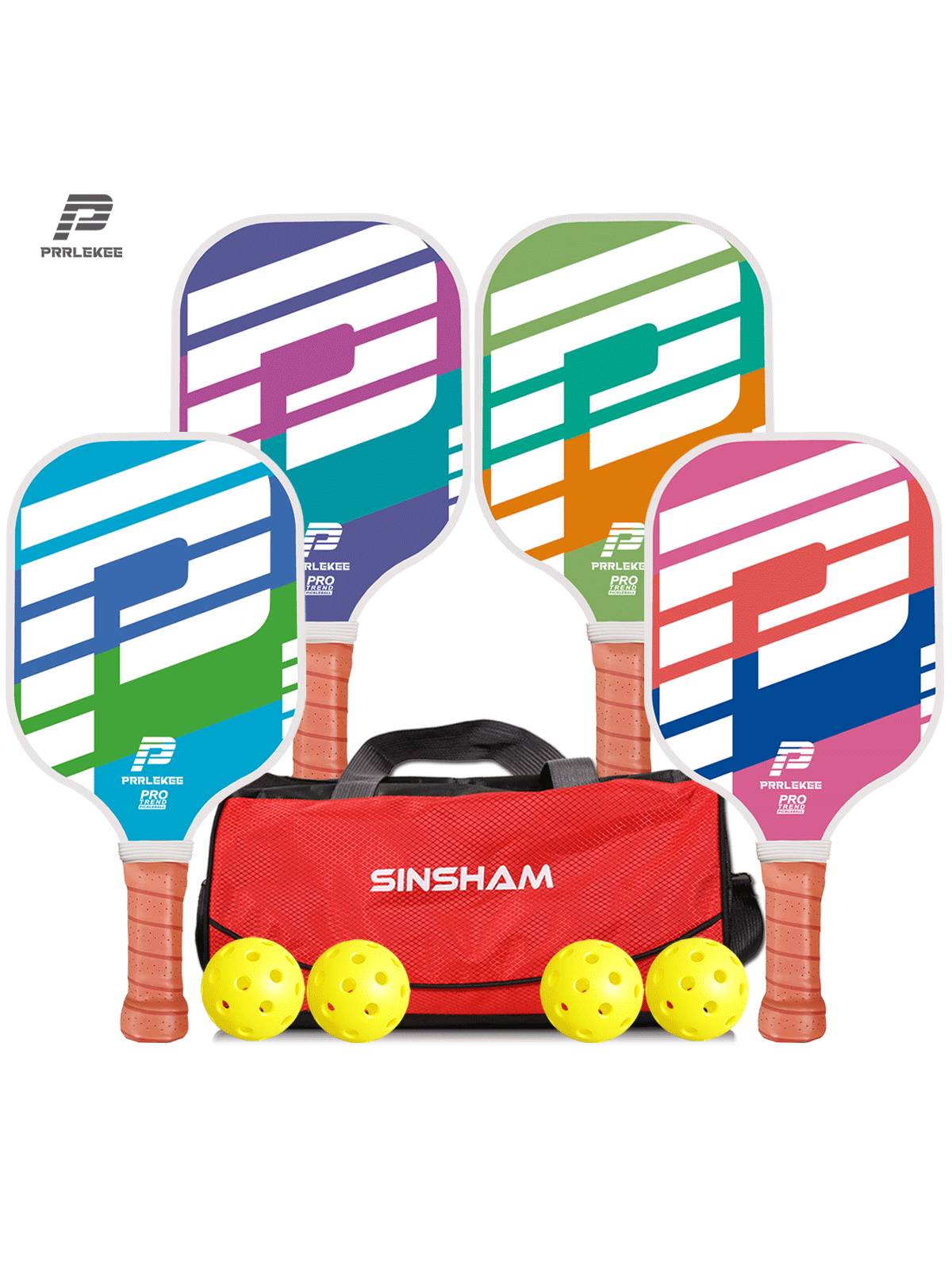 SINSHAM colorful retro ball racket Amazon brand carbon fiber Peak ball racket board