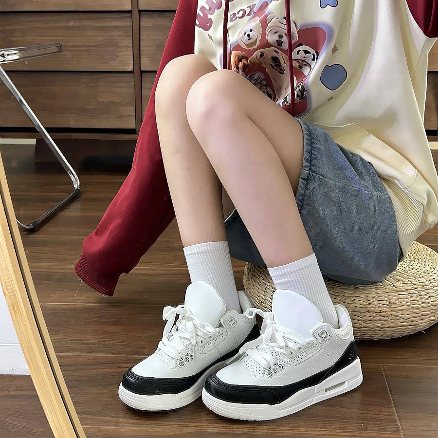 Peak Basketball Shoes Men's gas cushion thick bottom board shoes female 2024 summer new couple wild sports casual shoes tide