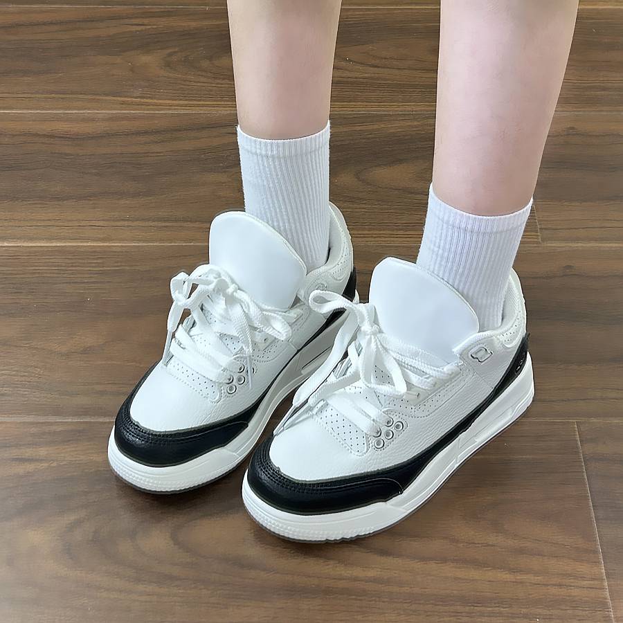 Peak Basketball Shoes Men's gas cushion thick bottom board shoes female 2024 summer new couple wild sports casual shoes tide