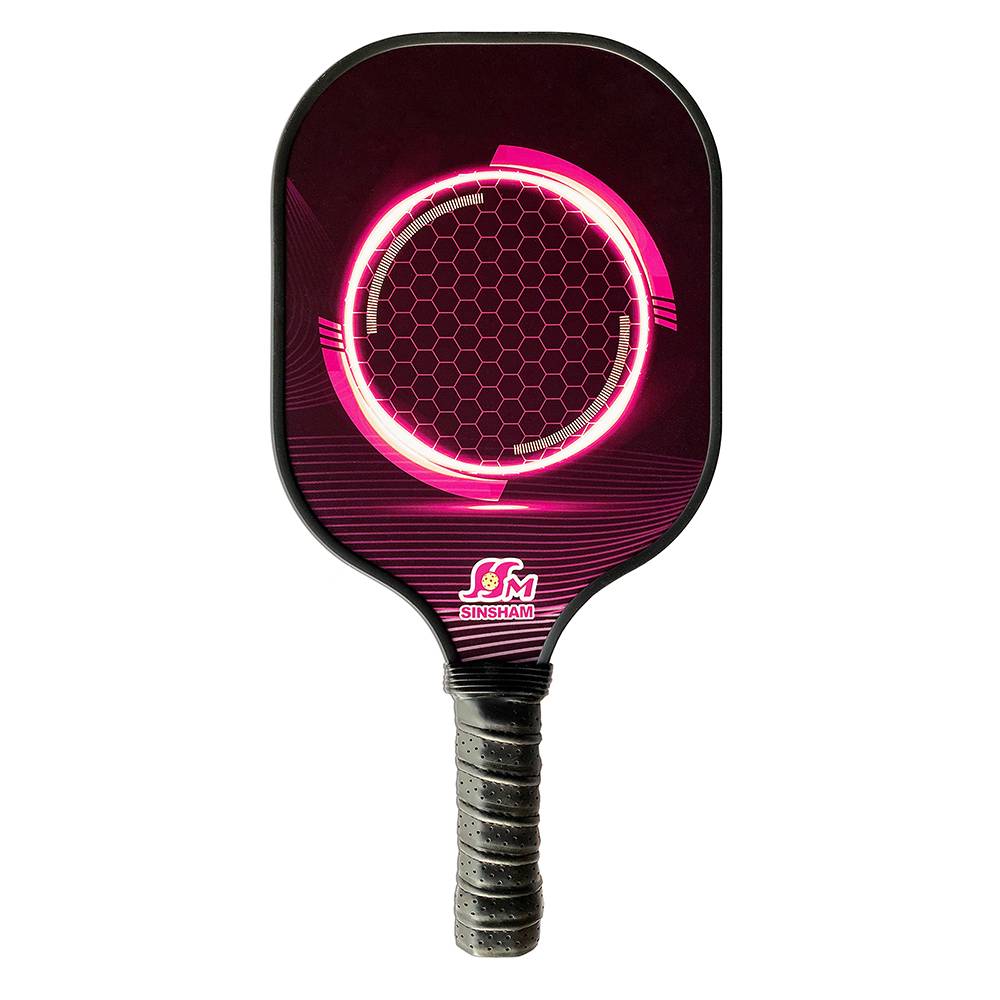 Custom carbon fiber shooting Amazon SINSHAM ball racket Pickleball professional ball racket to get 1 ball