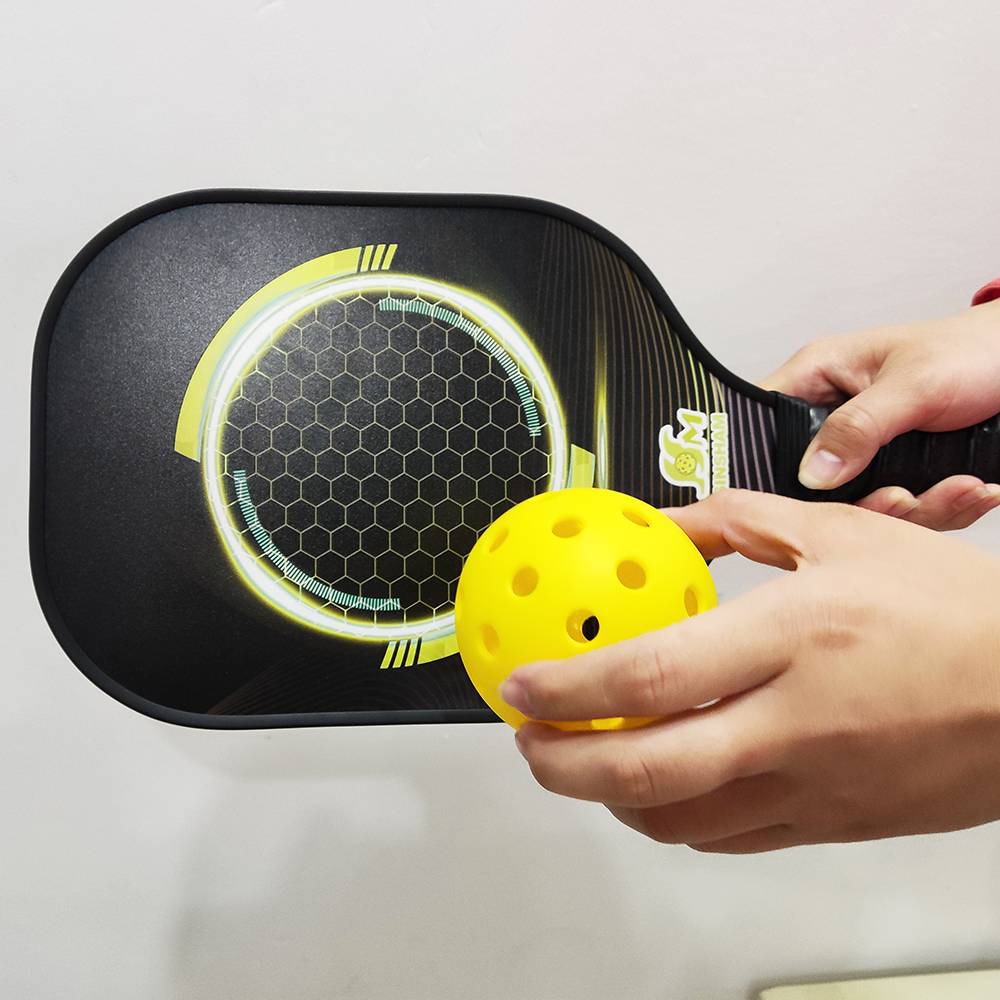 Custom carbon fiber shooting Amazon SINSHAM ball racket Pickleball professional ball racket to get 1 ball