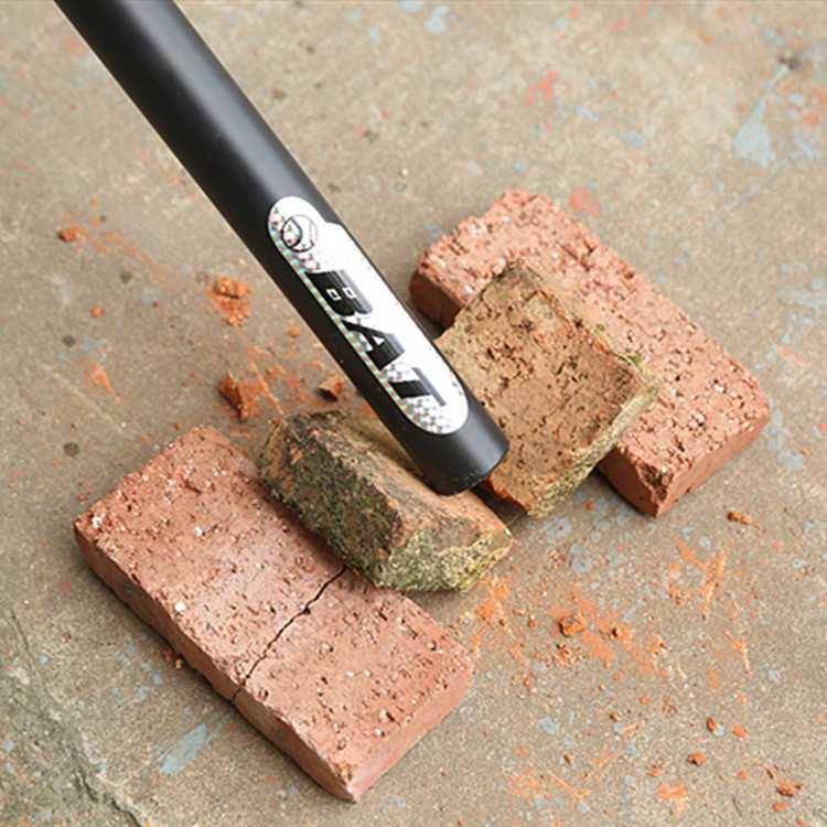 All -steel baseball stick thickened car carrier defense baseball stick cool black matte body weapon weapon baseball baseball base