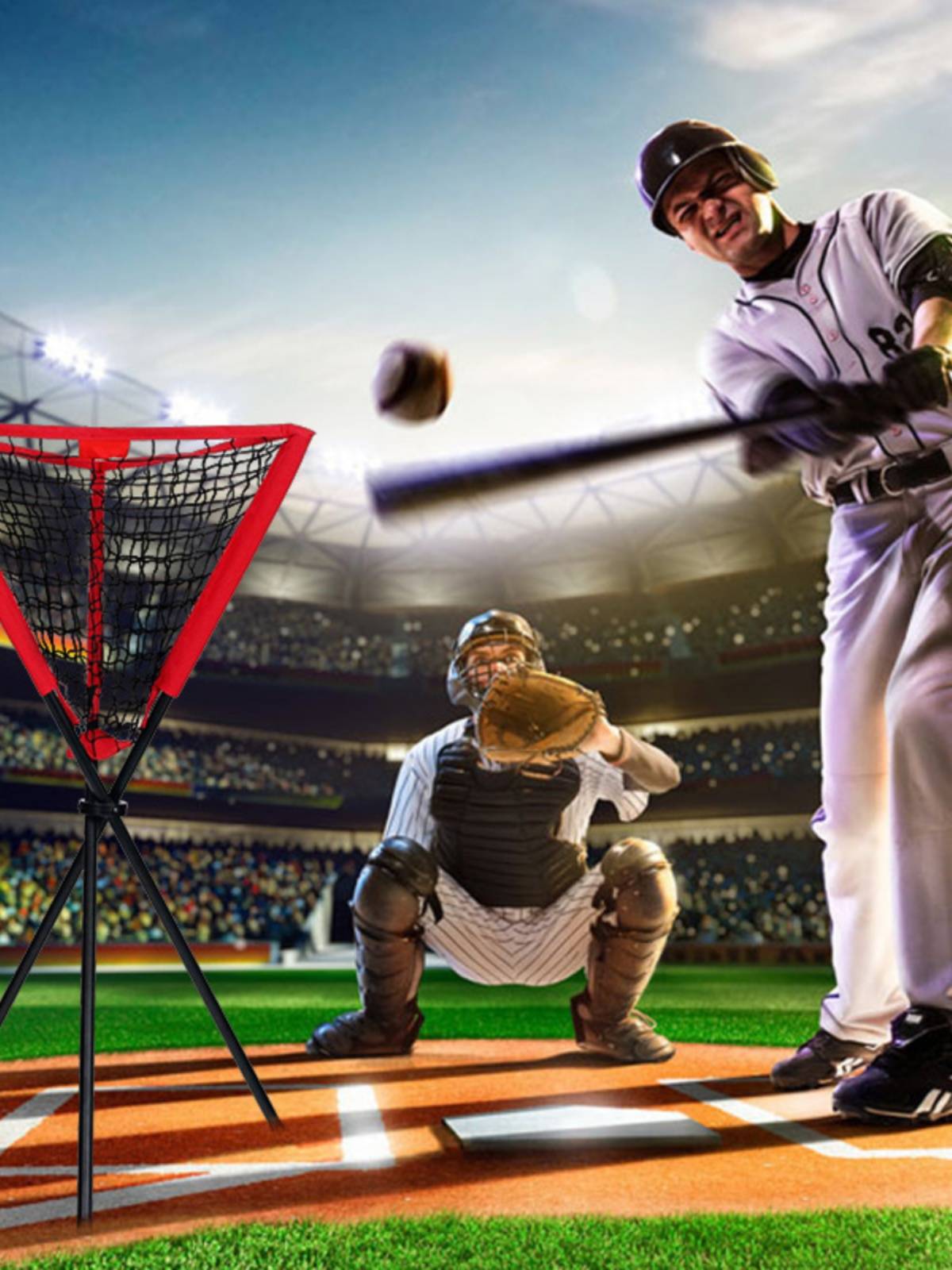 Baseball Globe Simple Portable Globe Net Bugs Ball Ball Network Driven Triangle Jet