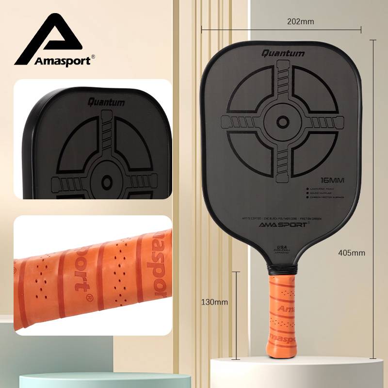 AMASPORT Ball racket carbon fiber USAPA authentication Pickleball racket professional racing