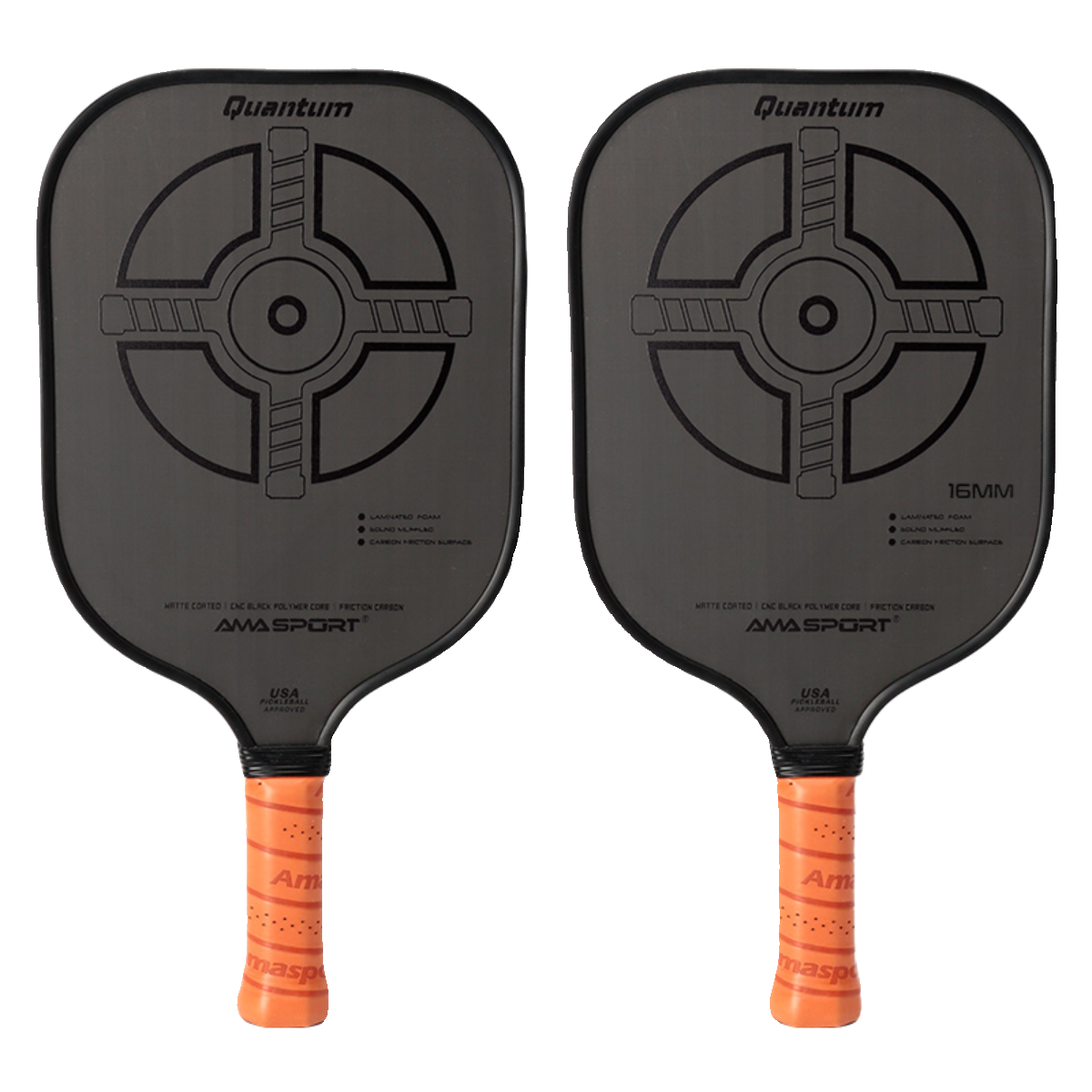 AMASPORT Ball racket carbon fiber USAPA authentication Pickleball racket professional racing