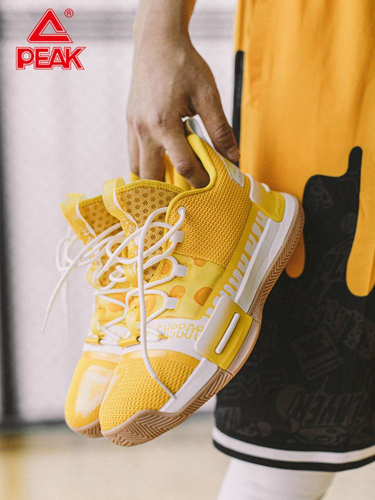 Peak Status Fighting Basketball Shoes Men Luwei Cheese color matching special sneakers trend fashion venue boots men