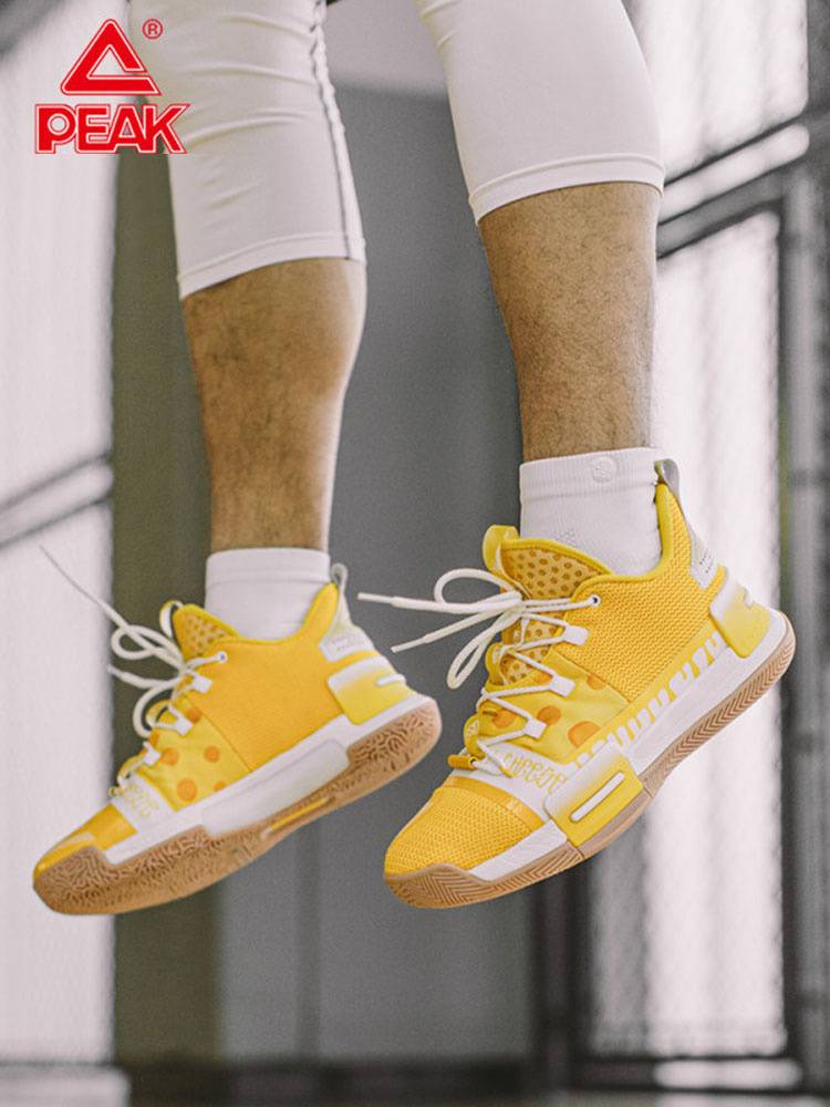Peak Status Fighting Basketball Shoes Men Luwei Cheese color matching special sneakers trend fashion venue boots men