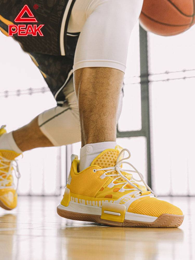 Peak Status Fighting Basketball Shoes Men Luwei Cheese color matching special sneakers trend fashion venue boots men