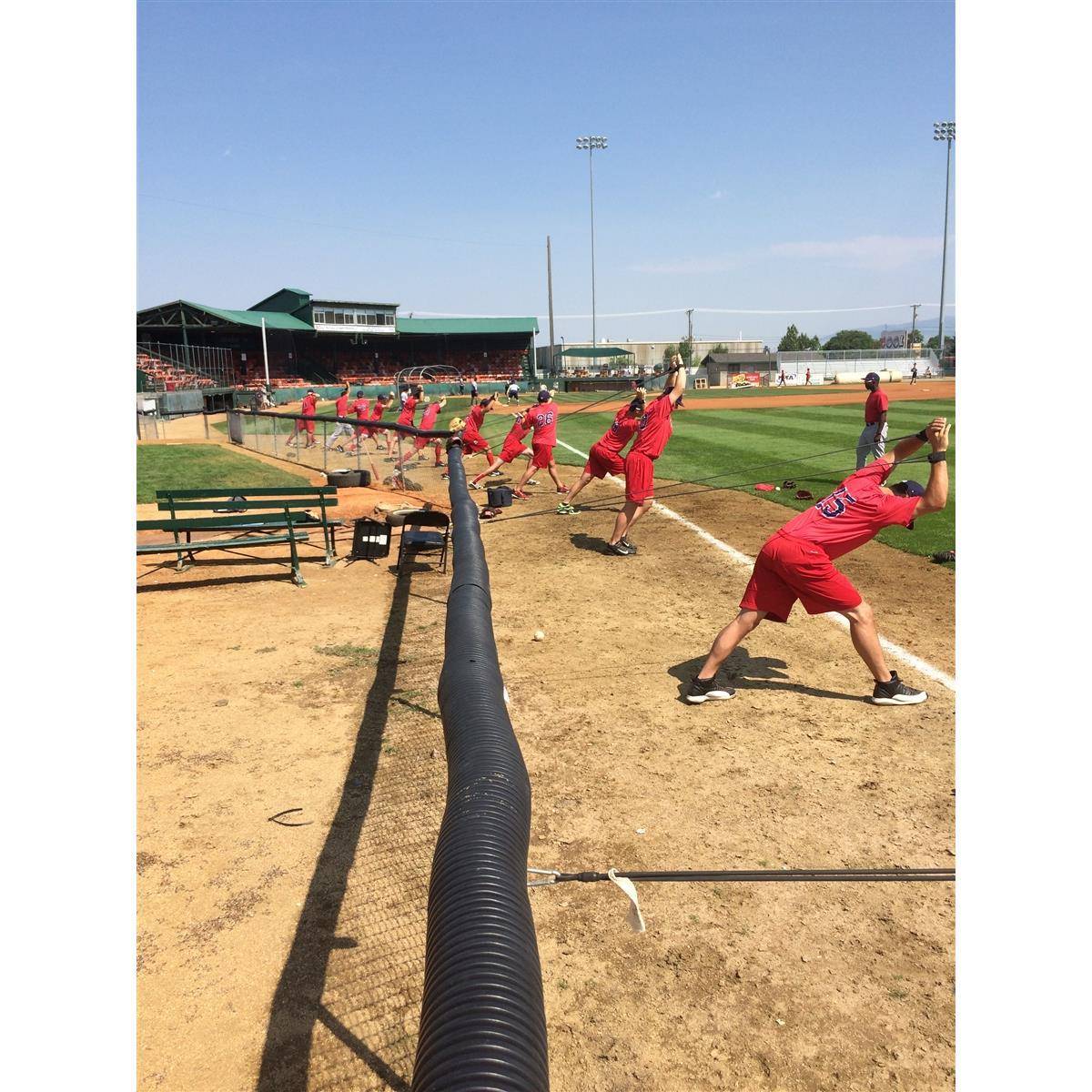 New baseball softball throwing arm force training resistance band stretching sports elastic rope multi -function leg elastic training