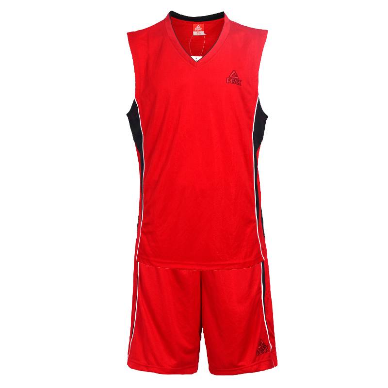 Peak Basketball Clothing Set Men's Genuine Spring and Summer Basic Basketball Training Services Group Buying Jersey