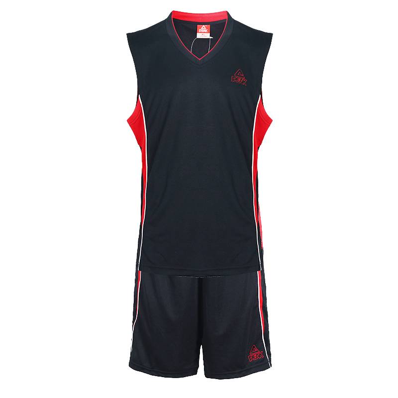 Peak Basketball Clothing Set Men's Genuine Spring and Summer Basic Basketball Training Services Group Buying Jersey
