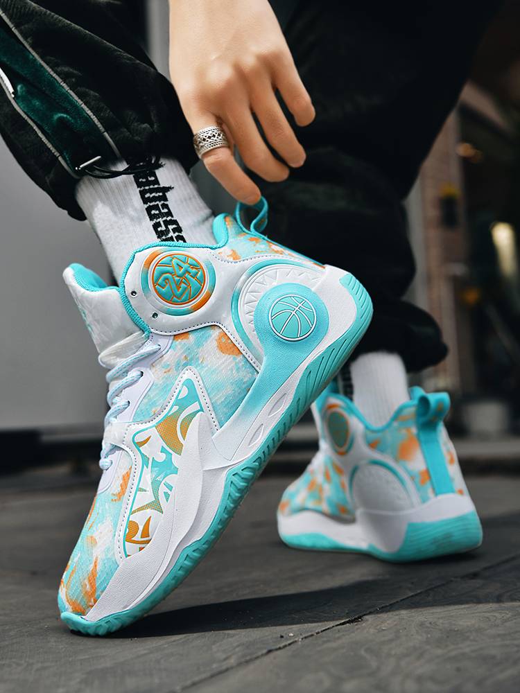 Peak Genuine Kobe Boy Blue Basketball Shoes Dragon Limited Placement Caps Anti -Slip Limited Edition Children's Professional Blue Shoes