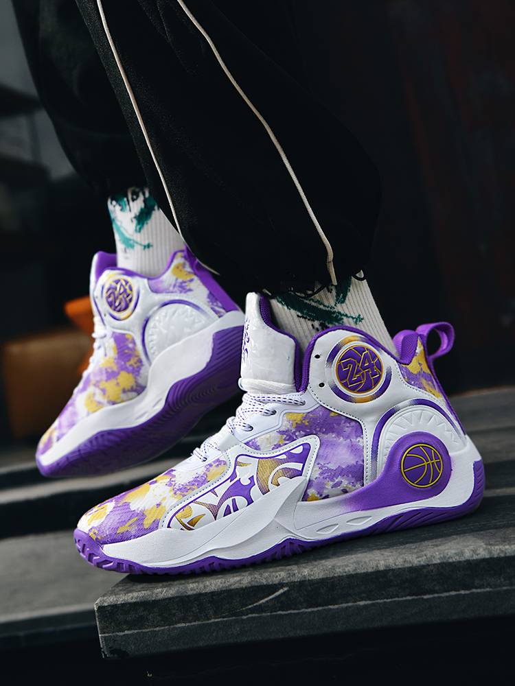 Peak Genuine Kobe Boy Blue Basketball Shoes Dragon Limited Placement Caps Anti -Slip Limited Edition Children's Professional Blue Shoes