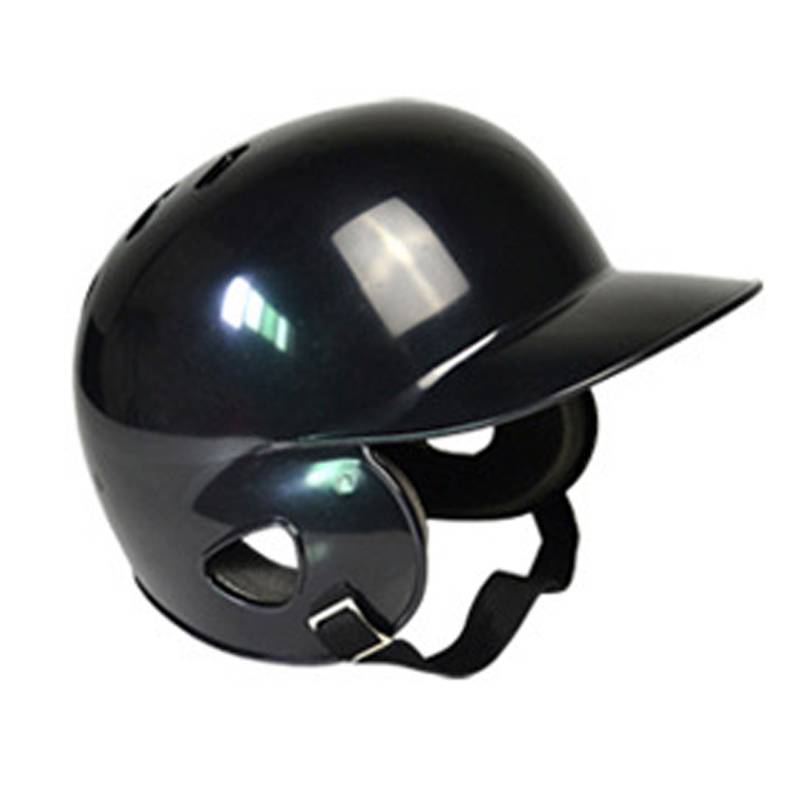 Young adults hit the helmet with both ears on softball
