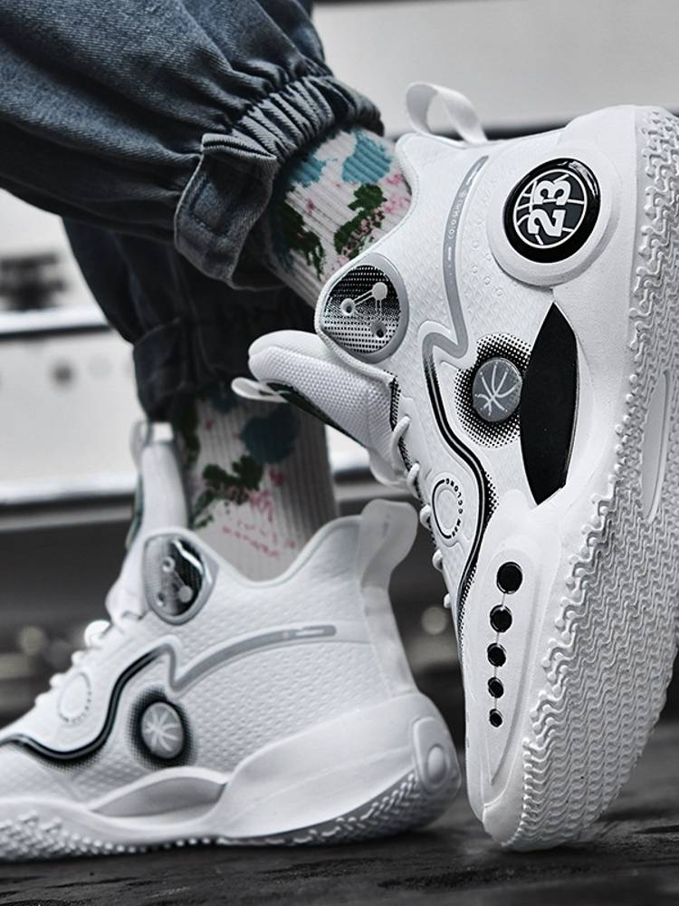 Jordan adapted basketball men's shoes autumn anti -slip, wear -resistant shock absorption sports high -top junior high school students super light increase