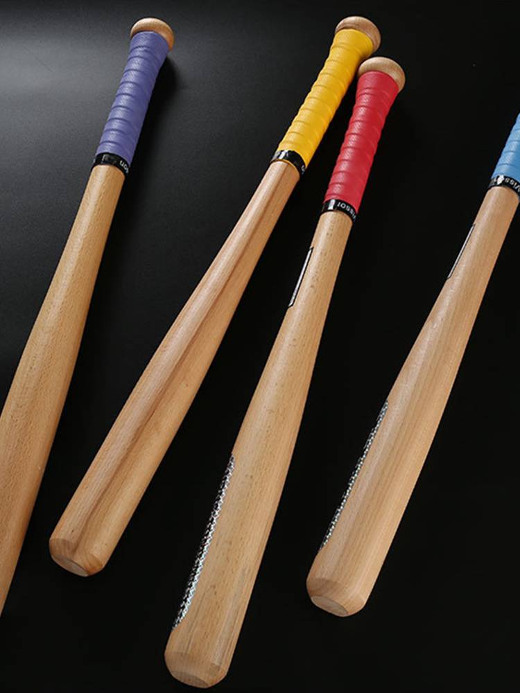 Baseball club solid wood ultra -hard freeball children student baseball stick locust wood body photography performance group building baseball bat