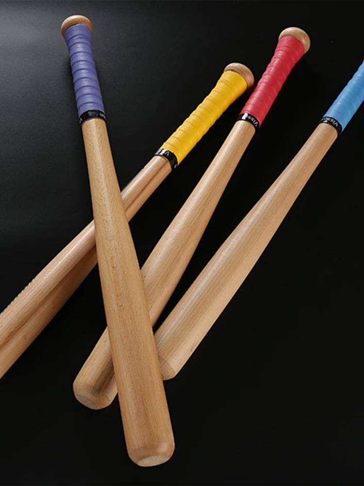 Baseball club solid wood ultra -hard freeball children student baseball stick locust wood body photography performance group building baseball bat