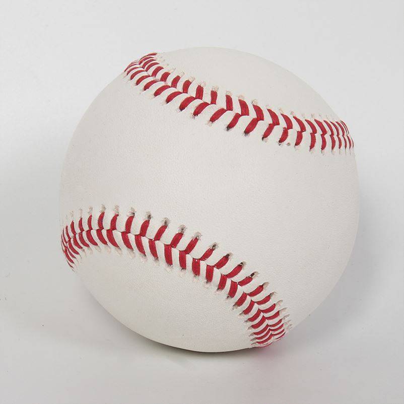 White leather baseball hard baseball