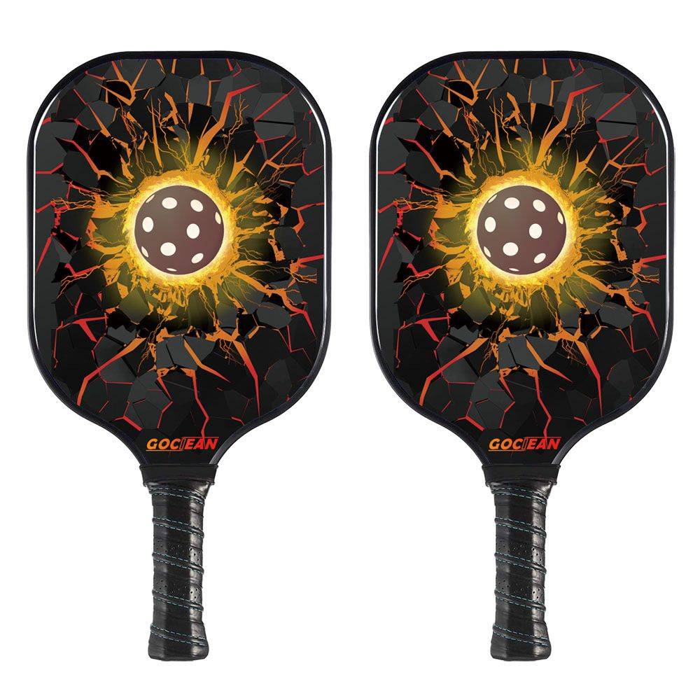 Carbon fiber Peak ball racket Pickleball glass fiber PP+honeycomb core training competition manufacturer supply