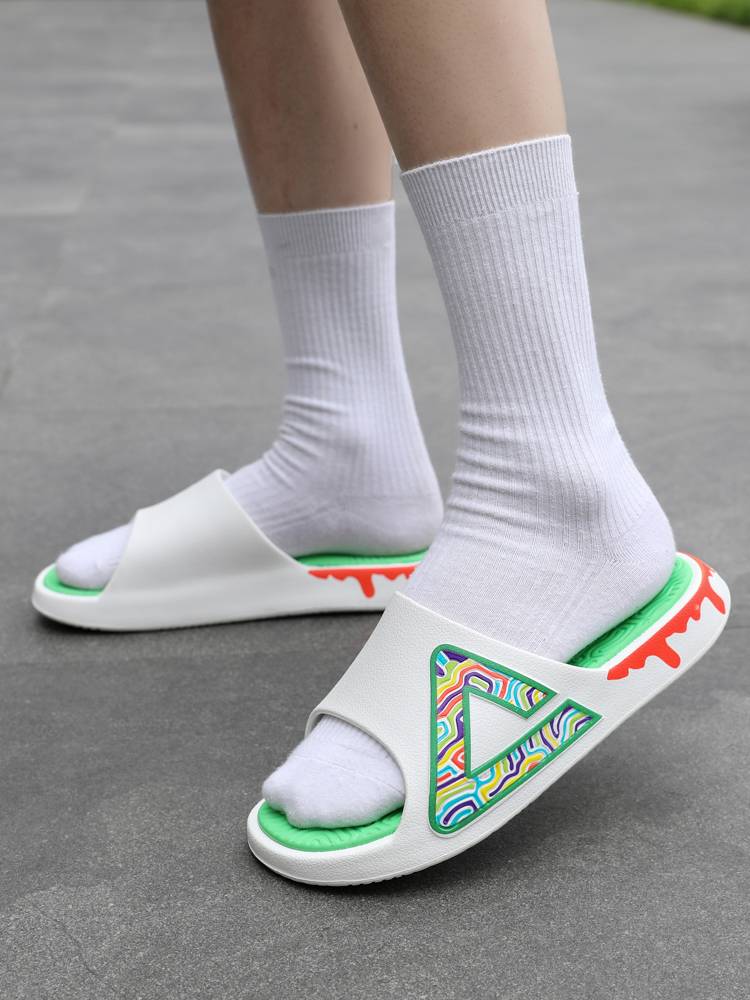 Peak polar slippers Summer wears 2024 new men's anti -skid sports cool dragging basketball female Tai Chi stepping on shit