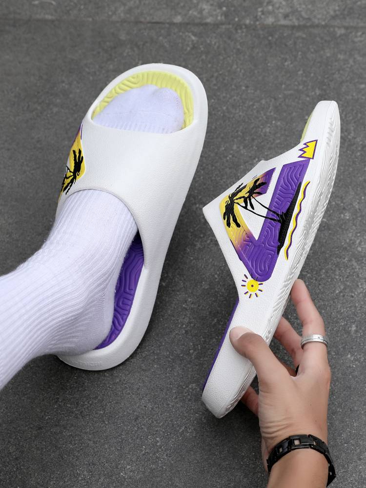 Peak polar slippers Summer wears 2024 new men's anti -skid sports cool dragging basketball female Tai Chi stepping on shit