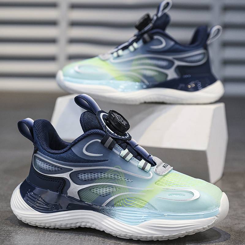 Peak boys shoes sports shoes summer 2024 new children's basketball in the new children's boys running summer mesh