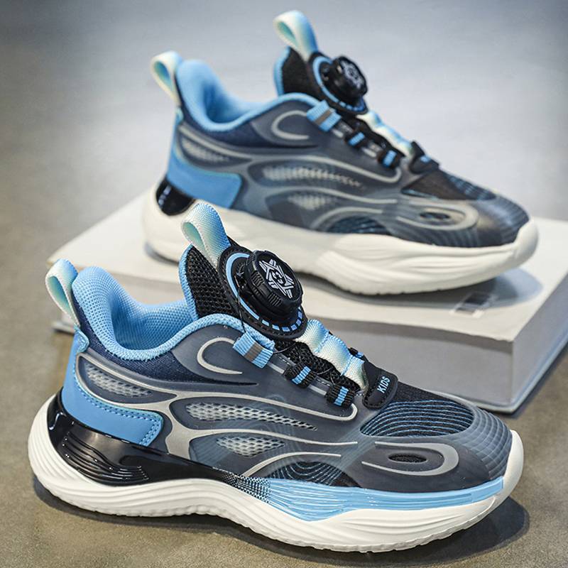 Peak boys shoes sports shoes summer 2024 new children's basketball in the new children's boys running summer mesh