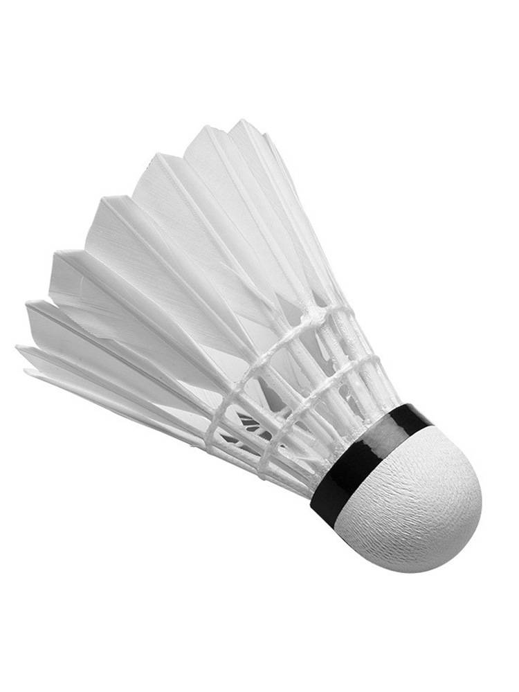 Pyk professional badminton genuine resistance 12 goose hair ball professional windproof game 6 training ball
