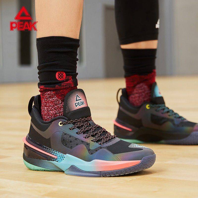 Peak polar flashes 3 generations of basketball shoes limited color matching new cushioning wear -resistant sneakers actual combat ball shoes men