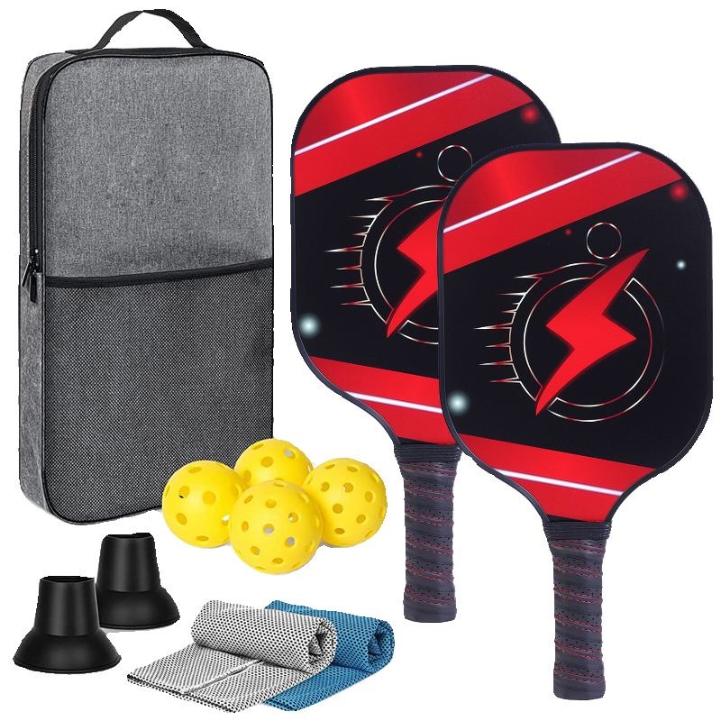 Pickleball Piech Piece Shelings Cardeitter Gry Cyc -Carbon Fiber Bolf Fiber Professional Set Sports Picker Customized