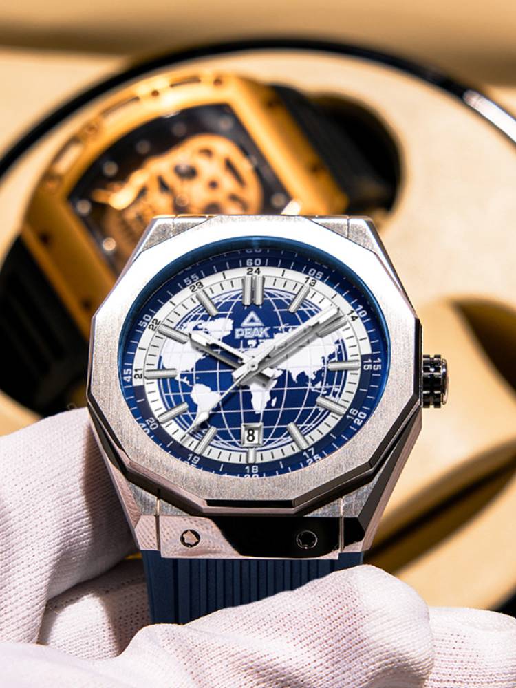 Peak genuine blue planet watches men's senior sense of brand brand wandering earth mechanical watch men's gift