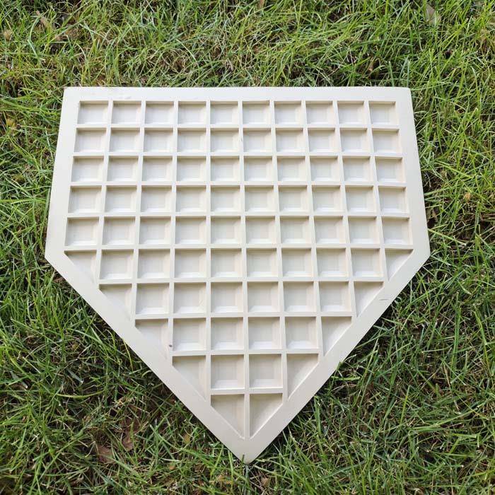 2024 Professional Thickening Rubber Bar Back Four -Piece Cushion Baseball Stadium This category of Flood Farm Barball Professional Training
