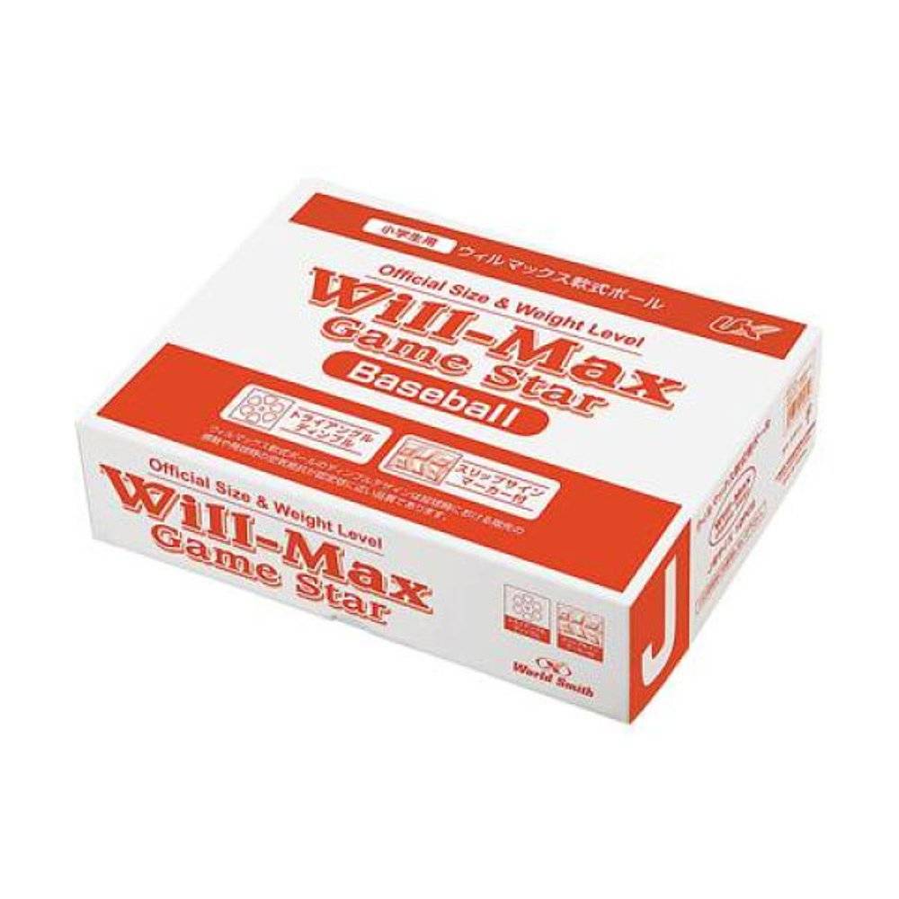 Japan Direct Mail 12 pieces of unix junior children Willmax Barball J No. base U