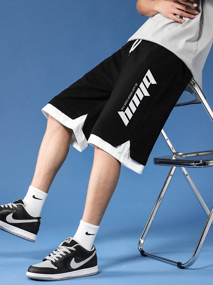 Peak official genuine sports shorts men's summer thin tide brand basketball fitness summer outside penetration beach leisure