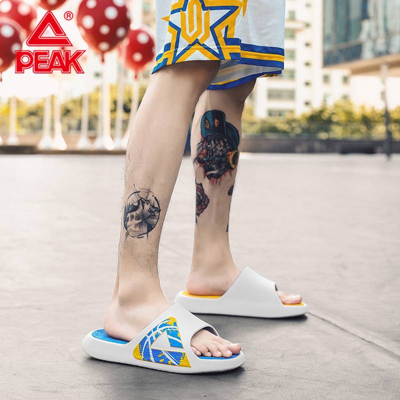 Pyk -Polar slippers Vekins beach new beach non -slip basketball sports men's tide brand sand slippers men