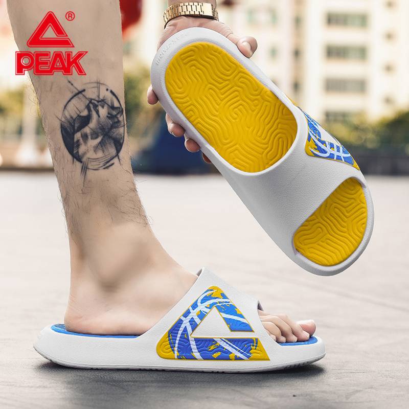 Pyk -Polar slippers Vekins beach new beach non -slip basketball sports men's tide brand sand slippers men