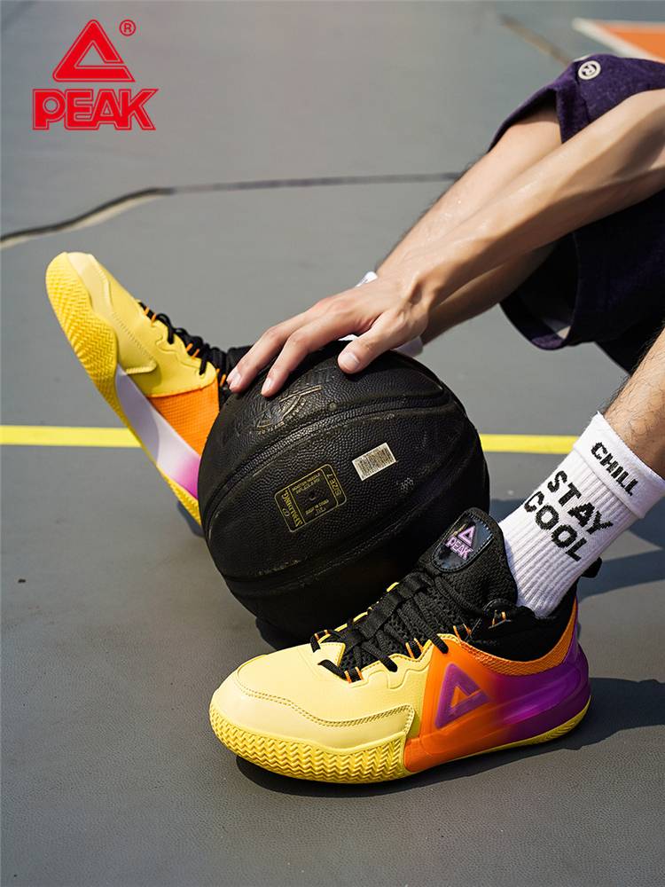 Peak men's shoes low -top sports professional basketball shoes 2024 summer new track and field competition sports men's shoes