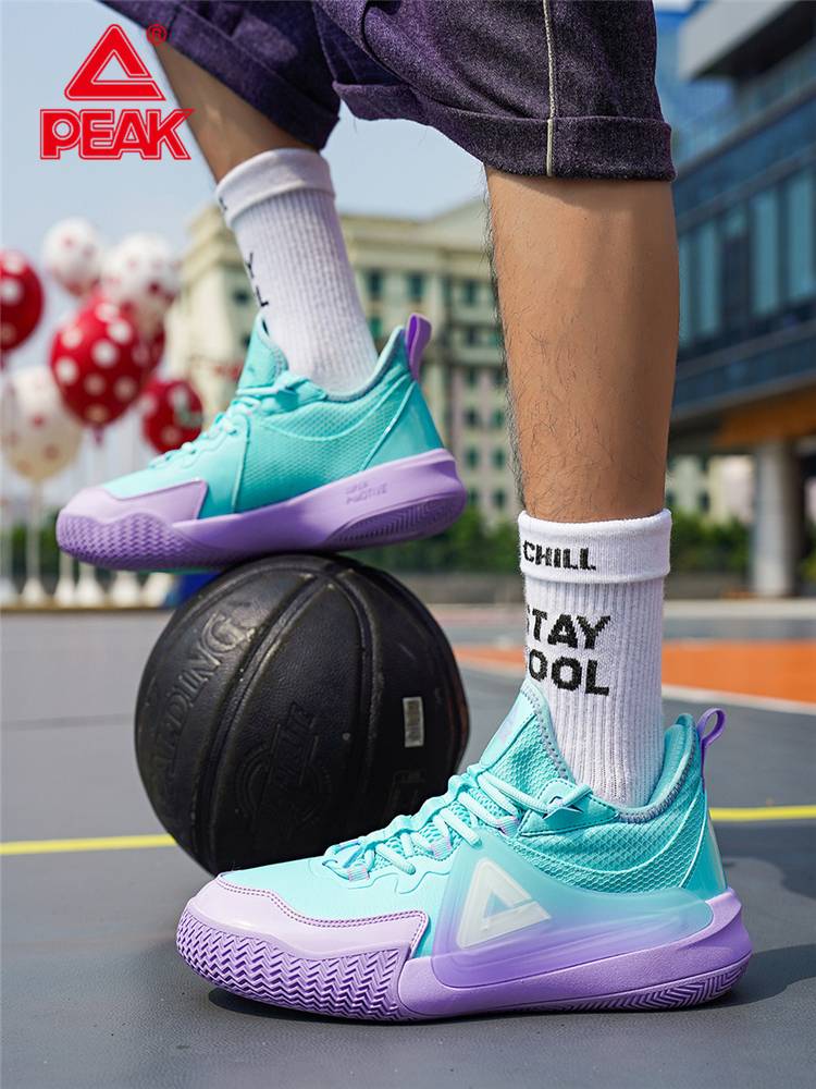 Peak men's shoes low -top sports professional basketball shoes 2024 summer new track and field competition sports men's shoes