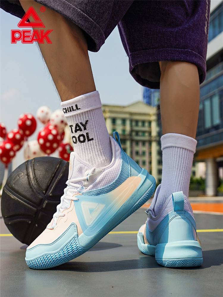 Peak men's shoes low -top sports professional basketball shoes 2024 summer new track and field competition sports men's shoes