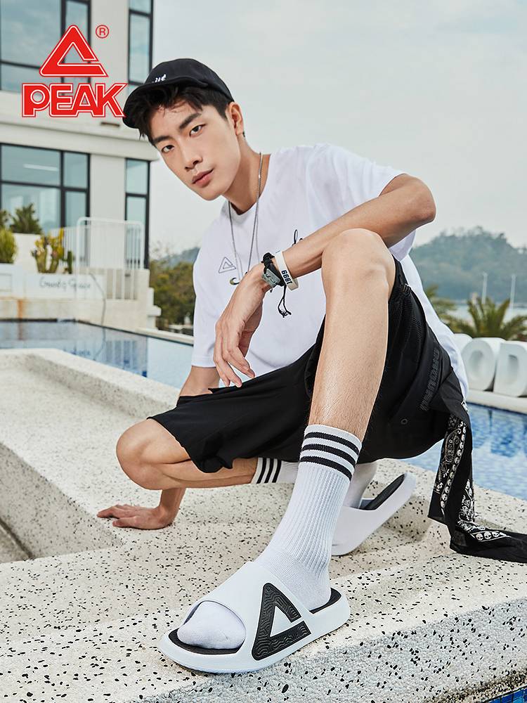 Peak polar slippers Summer outdoor anti -slip basketball slippers men and women couples wearing Taiji slippers men
